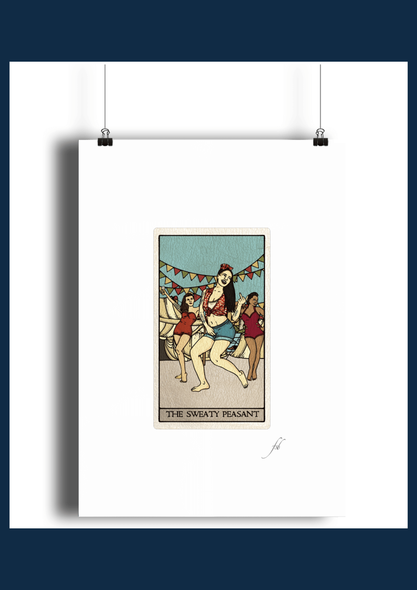The Sweaty Peasant Art Print