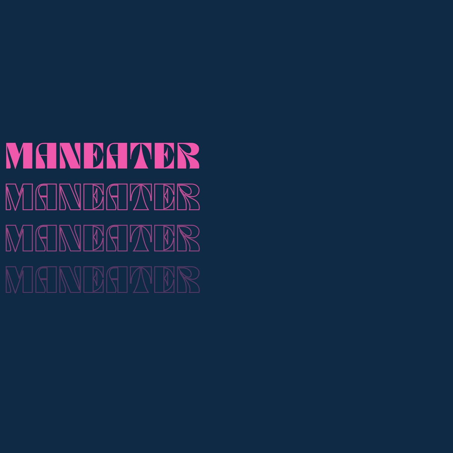 The words Tarot Icons - dark blue background pink text