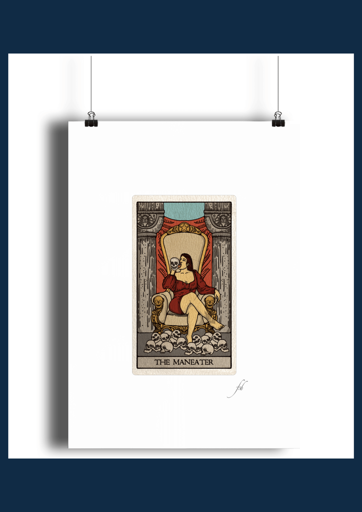The Maneater Art Print